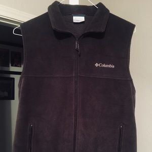 Columbia fleece grey vest